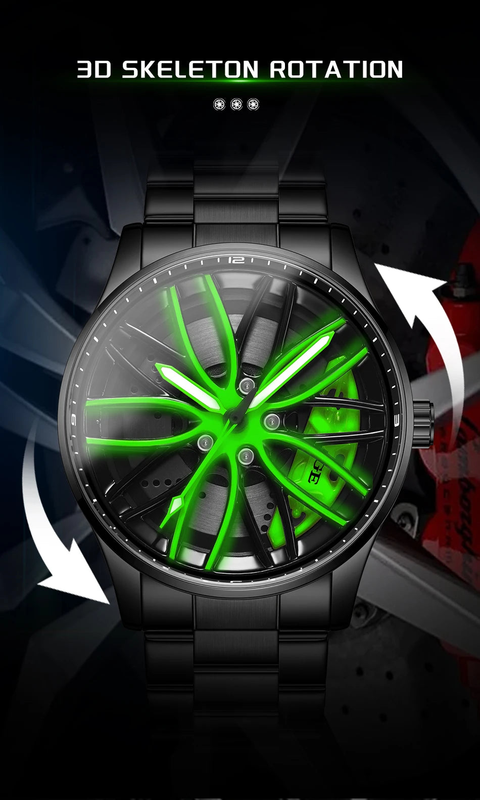 Reloj Lamborghini Huracán Giratorio